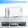 Acrylic Garage Door Opener Holder, Wall Mount Clear Case for