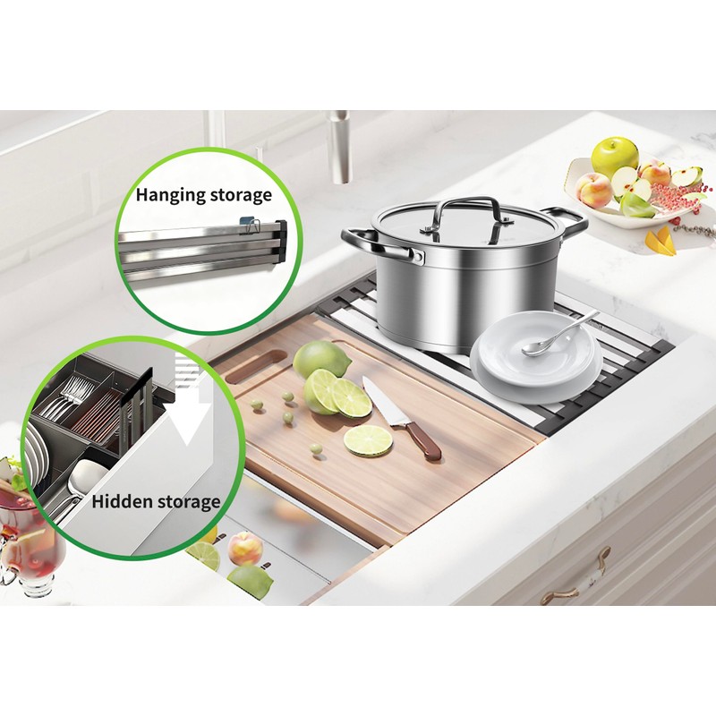 Miao Steward Over The Sink Kitchen Dish Drying Rack Organizer