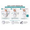 Soft Cotton Baby Swaddles for Newborns 0-3 Months, Adjustable Grey