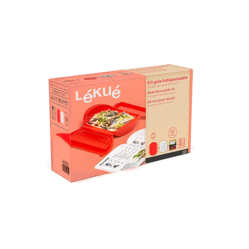 Lékué Steam Box Set for 3.4 People + Spanish Recipe