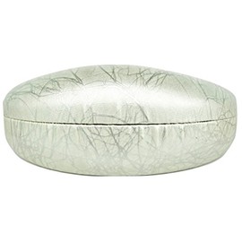 Colorful Hard Shell Eyeglass Sunglass Case - Silver Vein Embossed