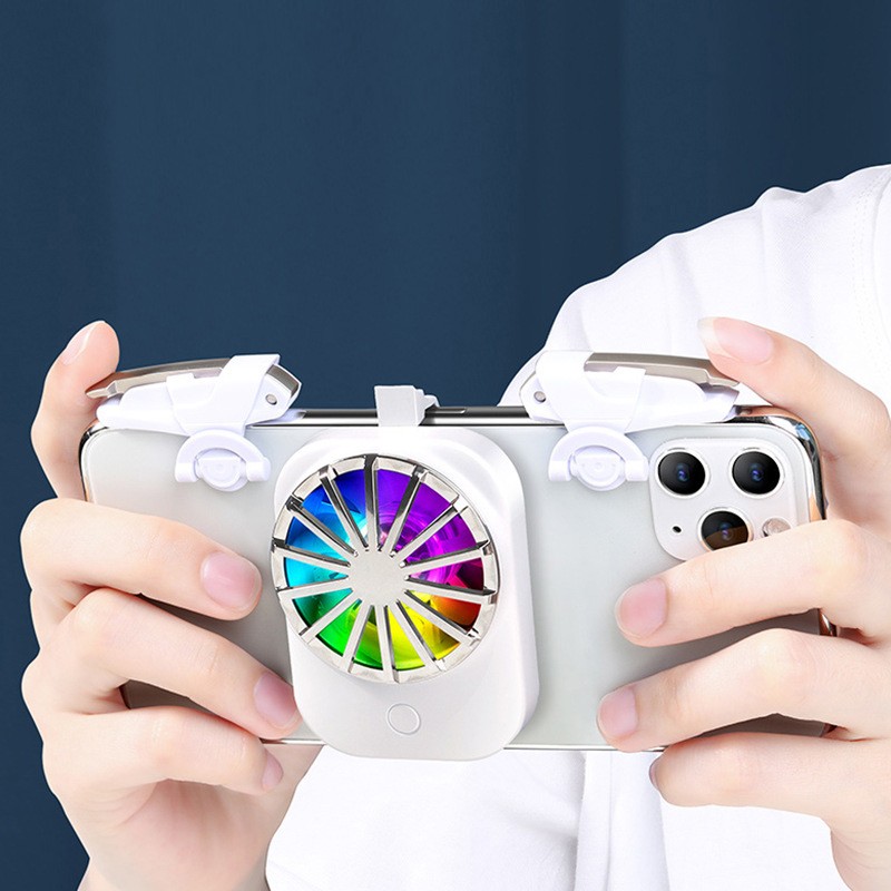 Mobile Phone Cooling Fan Game Cooler USB Wireless Back Clip