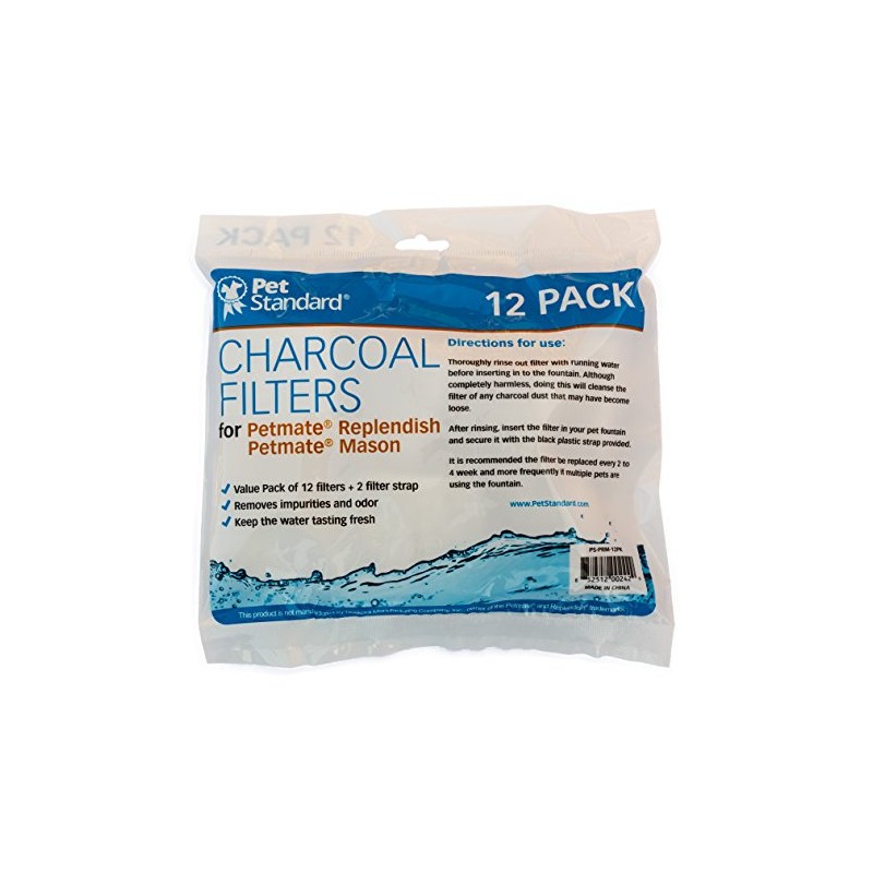 Filters for Petmate Replendish and Petmate Mason Pet Fountains, Pack