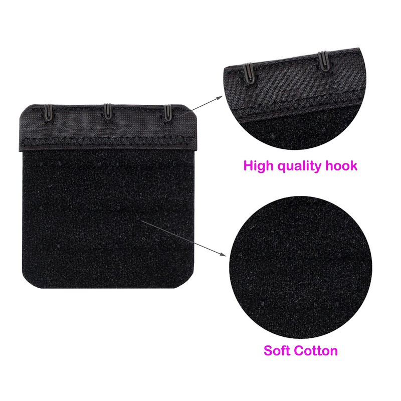 Tamlien Bra Extender, 3 Hooks Soft and Comfortable Bra Strap