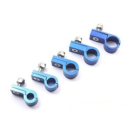 Autobahn88 Billet Aluminum Hose Clamp P-Clip, for Braided Fuel Hose AN6, Hose OD=14.3mm (0.56")