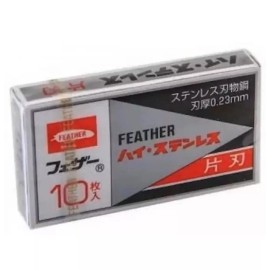 Feather 50x Feather Single Edge FHS-10 Hi-Stainless Blades For ONEBLADE Razor