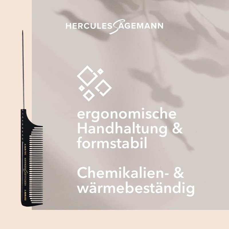 HERCULES SÄGEMANN - 180WWR-500WWR Handle Comb with Needle Handle |
