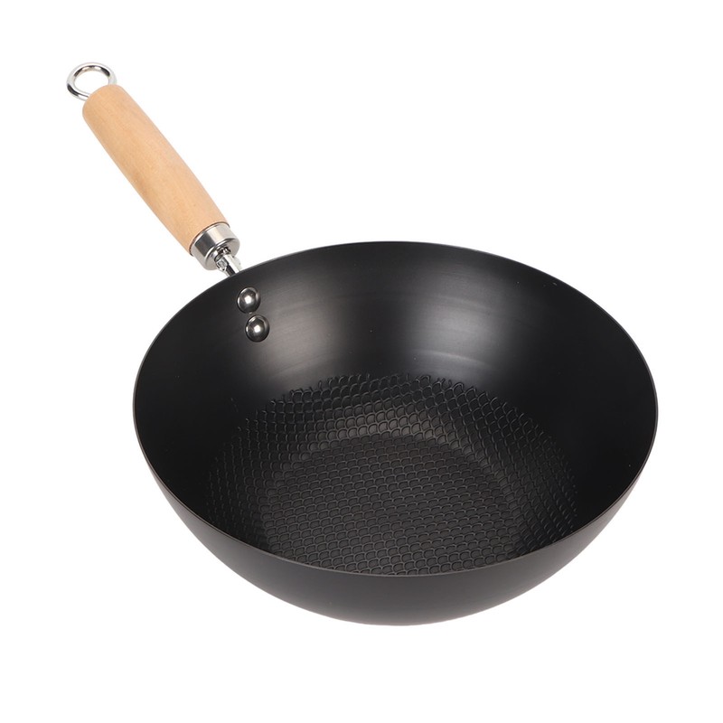 Frying Pan Even Heating Smooth Coating Multifunctional Iron Pot with