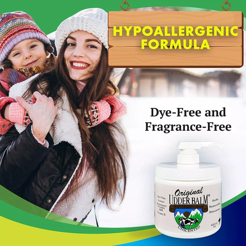 Original Udder Balm Unscented Original Udder Balm Thick Moisturizing Cream.