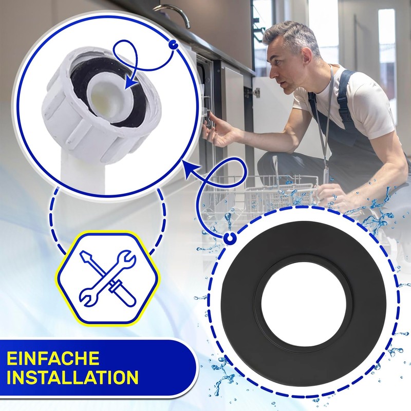 Rubber Seal for Washing Machine Hose with 26 mm Outer