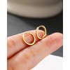 Jewseen Gold Septum Ring Knorpel Ohrring 20G Tragus Kreis 925