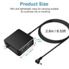 JUYOON 19V Charger AC Power Adapter for Gateway gwnr71517 gwnr71517-bk