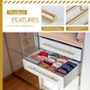 SNOMEL 2 Pack 9.6 Inch Length Kitchen Cabinet Handles Gold,