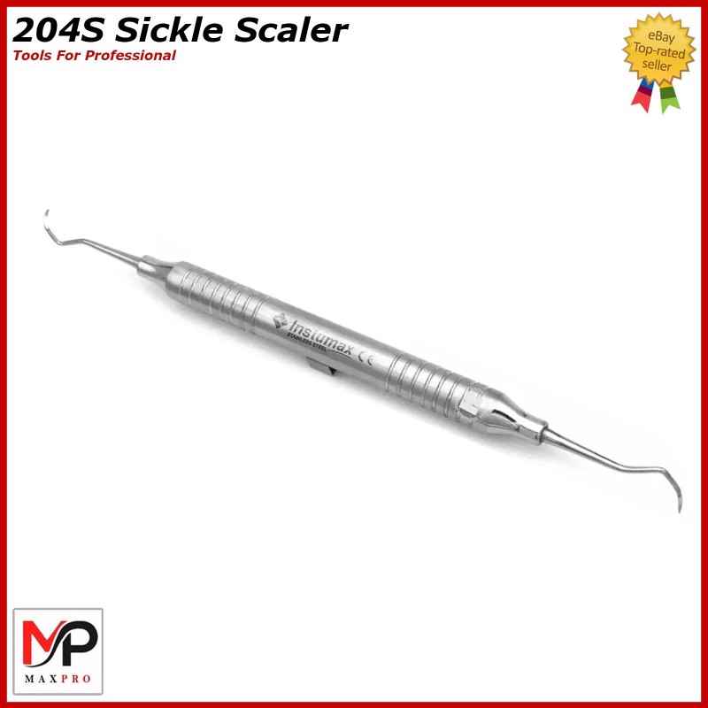 INSTUMAX® Sickle Scaler 204S Dental Hand Instruments Pro Periodontal Pick