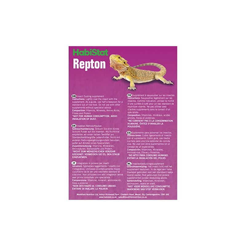 Medivet Repton Reptile Vitamin Dusting Supplement 100g