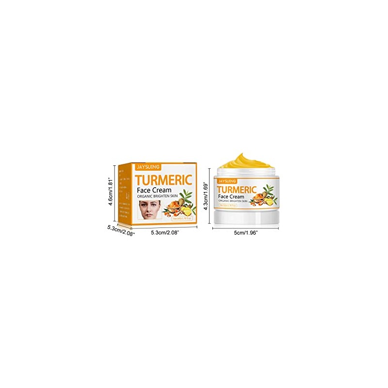 Turmeric Firming Whitening Cream, Moisturizer Cream for Face, Remove Wrinkle
