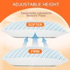 VAINOC Memory Foam Pillows Queen Size Set of 2, Adjustable