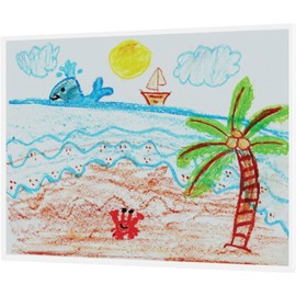 Wall Sign Holder 12" x 9" with Double Sided Tape for Motivational or Inspirational Quotes in Offices and Schools Clear Acrylic by Marketing Holders