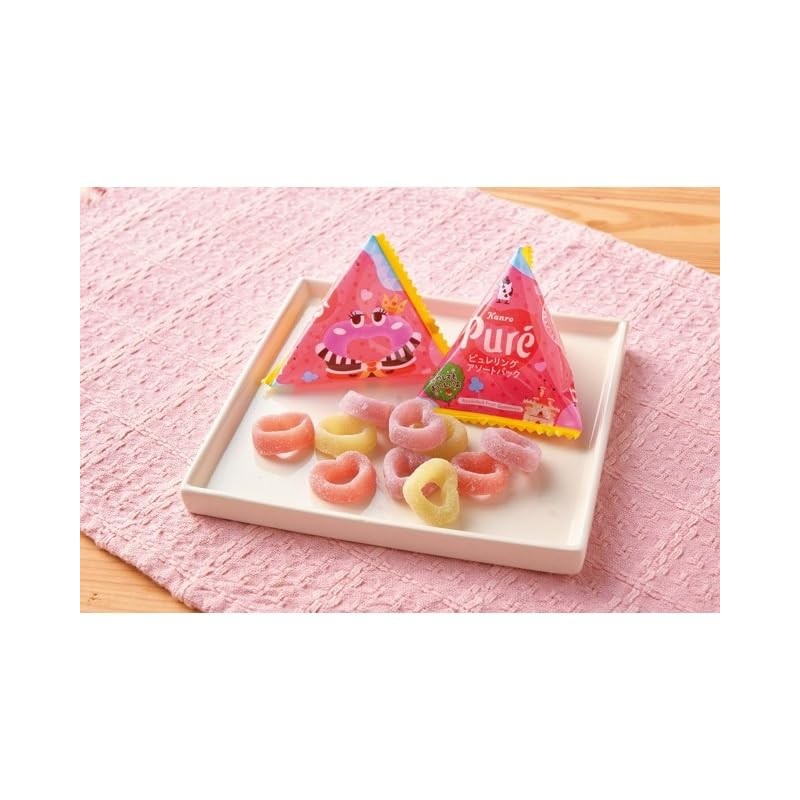 Japanese Gummy Candy Pure Gummy Ring Assortment Pack 3.59oz(102g) Set