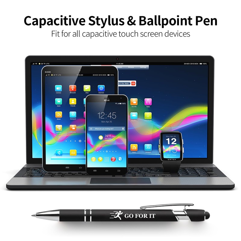 Vebermo 15 Pack Motivational Pen Set - Inspirational Quotes Retractable