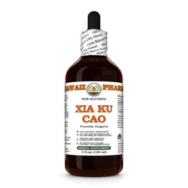 Xia Ku Cao (Prunella Vulgaris) Dry Spike Glycerite, Made in Hawaii, All Natural, Vegan, Lab Tested Alcohol-Free Liquid Extract - 4 fl.oz