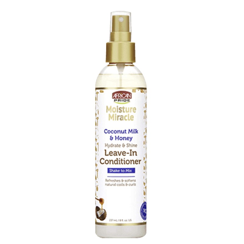 African Pride Moisture Miracle Set - Leave-in Conditioner, Curling Cream,