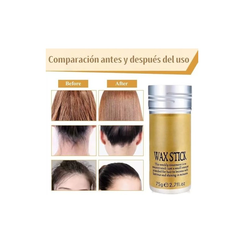 Palo de cera para el cabello, borde del cabello controlado
