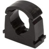 ROHANS Single 15mm HINGED Pipe Clips TS15 for PIPEWORK Black,