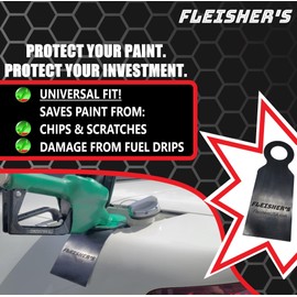 FLEISHER'S GAS CAP BIB - Paint Savior Fuel Filler Bib Fuel Spill Guard Protects Paint from Spills and Paint Chips