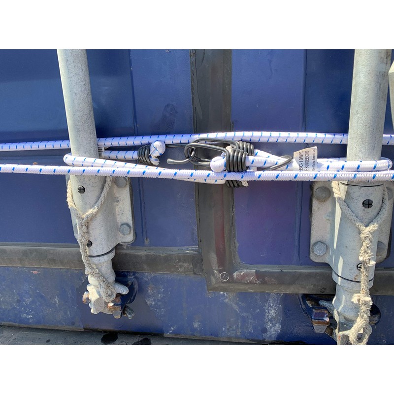 Kotap VBC-18WHT Heavy Duty Durable Multi-Use Bungee Cords with Hooks,