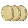 Stainless Steel SplitType Mini Glass Jar Lids Container Sealing Cover