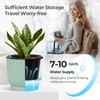 T4U 18 cm Plastic Flower Pot with Watering System, Self-Watering