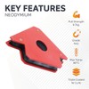 Multi-Angle Welding Magnet for Holding Ferrous Sheets and Tubes in