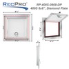 RecPro RV Square Baggage Door | Diamond Surface Plate |