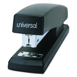 Universal Economy Full Strip Stapler, 12-Sheet Capacity, Black (43118)