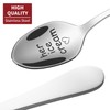 Vinsani 2 Pieces Ice Cream Engraved Spoons His & Hers