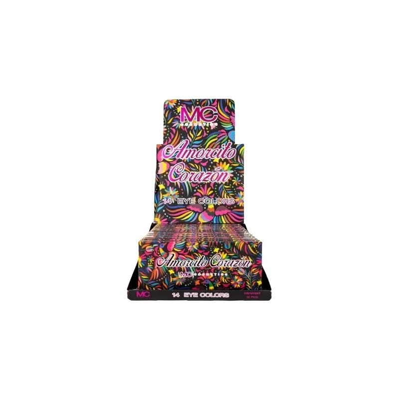 Eco R. Lote 5 Paletas Sombras Alta Pigmentacion Chicas Mayoreo