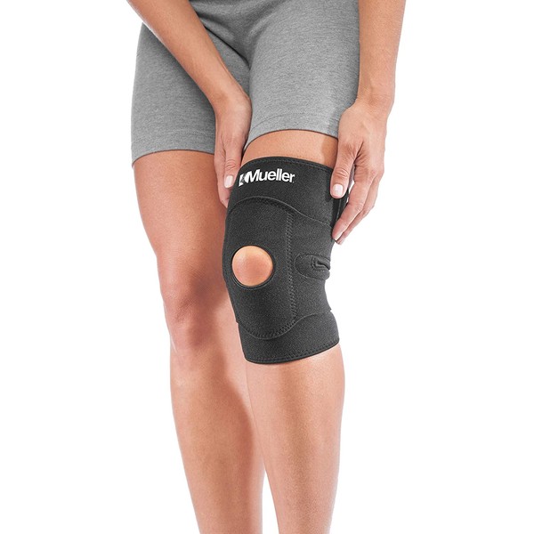 Mueller Adjustable Knee Support, Black, One Size | Adjustable Knee Brace
