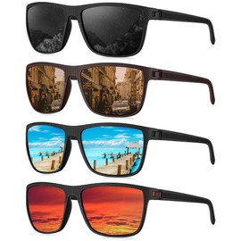 KALIYADI Mens Sun-Glasses Polarized Sunglasses-Men: Classic Sunglasses with Ultraviolet Protection for Driving Fishing Golf