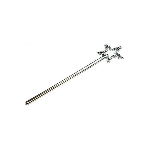 Henbrandt Princess Fairy Silver Wand pack of 12 [Toy]