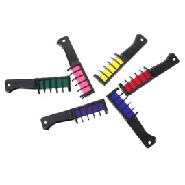 minkissy 6 Pack Disposable Hair Dye Comb Quick Dry Comfortable Handle Easy to Use for Diy Hair Styling Random Color