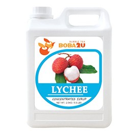 BOBA2U CONCENTRATED SYRUP LYCHEE 5.5 LBS