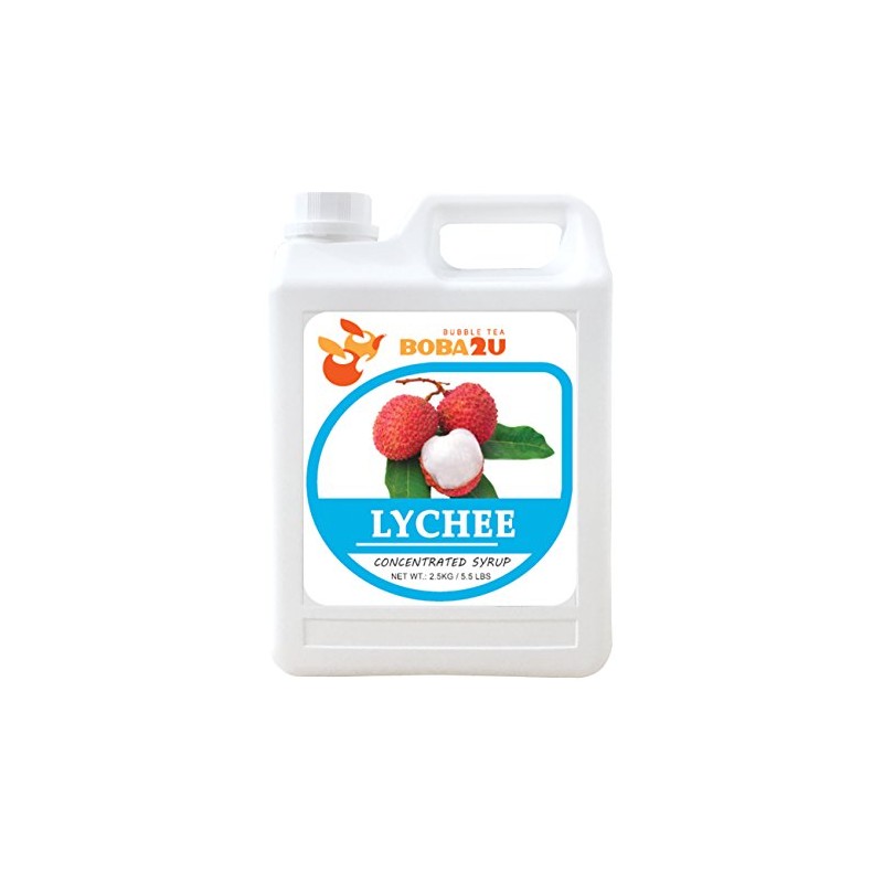 BOBA2U CONCENTRATED SYRUP LYCHEE 5.5 LBS