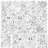 HOWAF Paper Tablecloth for Colouring Easter, Colouring Tablecloth Easter Colouring