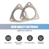 nodteem Pack-2 Automobile Exhaust Pipe Interface Gasket, 2.48"/63mm ID Three-hole