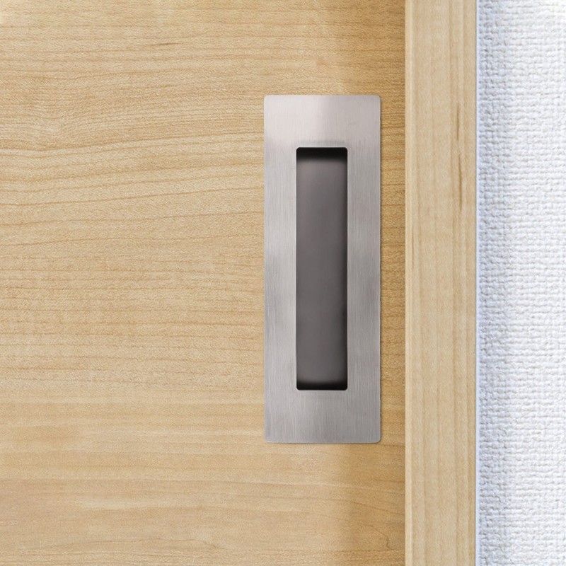 Tidorlou 2 Pack Recessed Door Pull Handles with 4 Screws,