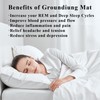 Grounding Mat for Bed, Grounding Mattress Cover for Improving Sleep,