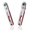 Yakamoz 2Pcs Mini Ratchet Wrench Screwdriver Set, 1/4 Inch Hex