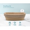Kook Banneton Bread Proofing Set, Artisan Sourdough Bread Making Kit,