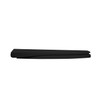 WinZo Black Elongated Toilet Seat Standard Universal Replacement Plastic Cover
